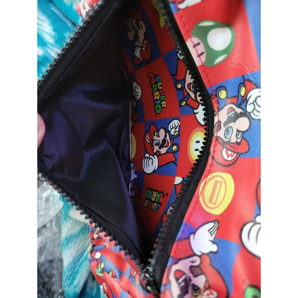 Super Mario Checkerboard Backpack Red Nintendo